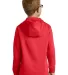 244 PC590YH Port & CompanyYouth Performance Fleece Red back view