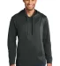 244 PC590H Port & Company Performance Fleece Pullo Jet Black front view