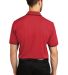 242 K111 Port Authority Dry Zone UV Micro-Mesh Tip in Rich red/dp bk back view