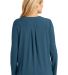 242 LK5432 Port Authority Ladies Concept Henley Tu in Dusty blue back view