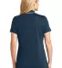 242 LK111 Port Authority Ladies Dry Zone UV Micro- River Bl Ny/Wh back view