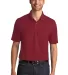 242 K110 Port Authority Dry Zone UV Micro-Mesh Pol in Burgundy front view