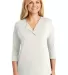 242 LK5433 Port Authority Ladies Concept 3/4-Sleev Ivory Chiffon front view