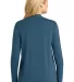 242 L5430 Port Authority Ladies Concept Knit Cardi Dusty Blue back view