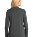 242 L5430 Port Authority Ladies Concept Knit Cardi Grey Smoke back view