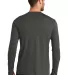 1001 NEA102 New Era  Heritage Blend Long Sleeve Cr Graphite back view