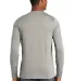 1001 NEA201 New Era  Series Performance Long Sleev Rainstorm Grey back view