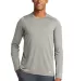 1001 NEA201 New Era  Series Performance Long Sleev Rainstorm Grey front view