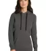 1001 LNEA500 New Era  Ladies French Terry Pullover Graphite front view