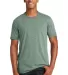 1001 NEA130 New Era  Tri-Blend Performance Crew Te in Dark green front view