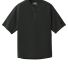 1001 YNEA600 New Era  Youth Cage Short Sleeve 1/4- Black front view