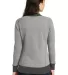 1001 LNEA503 New Era  Ladies French Terry Baseball Lt Grph Tw/Gph back view