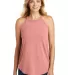 DT137L District Made  Ladies Perfect Tri  Rocker T in Blush frost front view