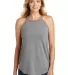 DT137L District Made  Ladies Perfect Tri  Rocker T in Grey frost front view