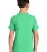 DT130Y District Made  Youth Perfect Tri  Crew Tee Green Frost back view