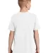 DT130Y District Made  Youth Perfect Tri  Crew Tee White back view