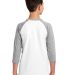238 DT6210Y District  Youth Very Important Tee  3/ Lt Hthr Gry/Wh back view