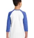 238 DT6210Y District  Youth Very Important Tee  3/ Royal Frost/Wh back view
