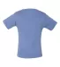 3413B Bella + Canvas Triblend Baby Short Sleeve Te in Blue triblend back view