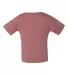 3413B Bella + Canvas Triblend Baby Short Sleeve Te in Mauve triblend back view
