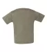 3413B Bella + Canvas Triblend Baby Short Sleeve Te in Olive triblend back view
