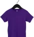 Bella + Canvas 3001T Toddler Tee in Team purple front view