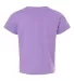 Bella + Canvas 3001T Toddler Tee in Hthr team purple back view