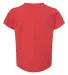 Bella + Canvas 3001T Toddler Tee in Heather red back view
