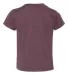 Bella + Canvas 3001T Toddler Tee in Heather maroon back view