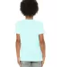 3413Y Bella + Canvas Youth Triblend Jersey Short S in Ice blue triblnd back view