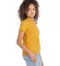 3413Y Bella + Canvas Youth Triblend Jersey Short S in Mustard triblend side view