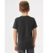 3413Y Bella + Canvas Youth Triblend Jersey Short S in Sld dk gry trbln back view