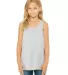 8800Y Bella + Canvas Youth Flowy RacerbackTank ATHLETIC HEATHER front view