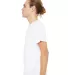 3014 Bella + Canvas Raw Neck Tee in White side view