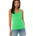 6008 Bella + Canvas Women's Jersey Racerback Tank SYNTHETIC GREEN front view