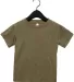 3413T Bella + Canvas Toddler Triblend Short Sleeve in Olive triblend front view