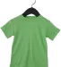 3413T Bella + Canvas Toddler Triblend Short Sleeve in Green triblend front view