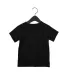 3413T Bella + Canvas Toddler Triblend Short Sleeve in Solid blk trblnd front view