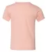 3413T Bella + Canvas Toddler Triblend Short Sleeve in Peach triblend back view