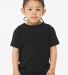 3413T Bella + Canvas Toddler Triblend Short Sleeve in Solid black triblend