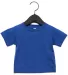 3001B Bella + Canvas Baby Short Sleeve Tee in True royal front view