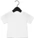3001B Bella + Canvas Baby Short Sleeve Tee in White front view