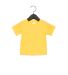 3001B Bella + Canvas Baby Short Sleeve Tee YELLOW front view