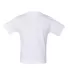 3001B Bella + Canvas Baby Short Sleeve Tee in White back view