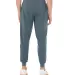 3727 Bella + Canvas Unisex Sponge Fleece Jogger Sw in Heather slate back view