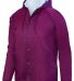 3102 Augusta Sportswear Hooded Coaches Jacket in Maroon front view
