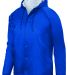 3102 Augusta Sportswear Hooded Coaches Jacket in Royal front view