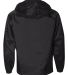 3102 Augusta Sportswear Hooded Coaches Jacket in Black back view