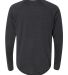 Next Level 6072 Tri-Blend Long Sleeve Henley in Vintage black back view
