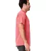 Next Level Apparel 7410 Inspired Dye Crew in Guava side view